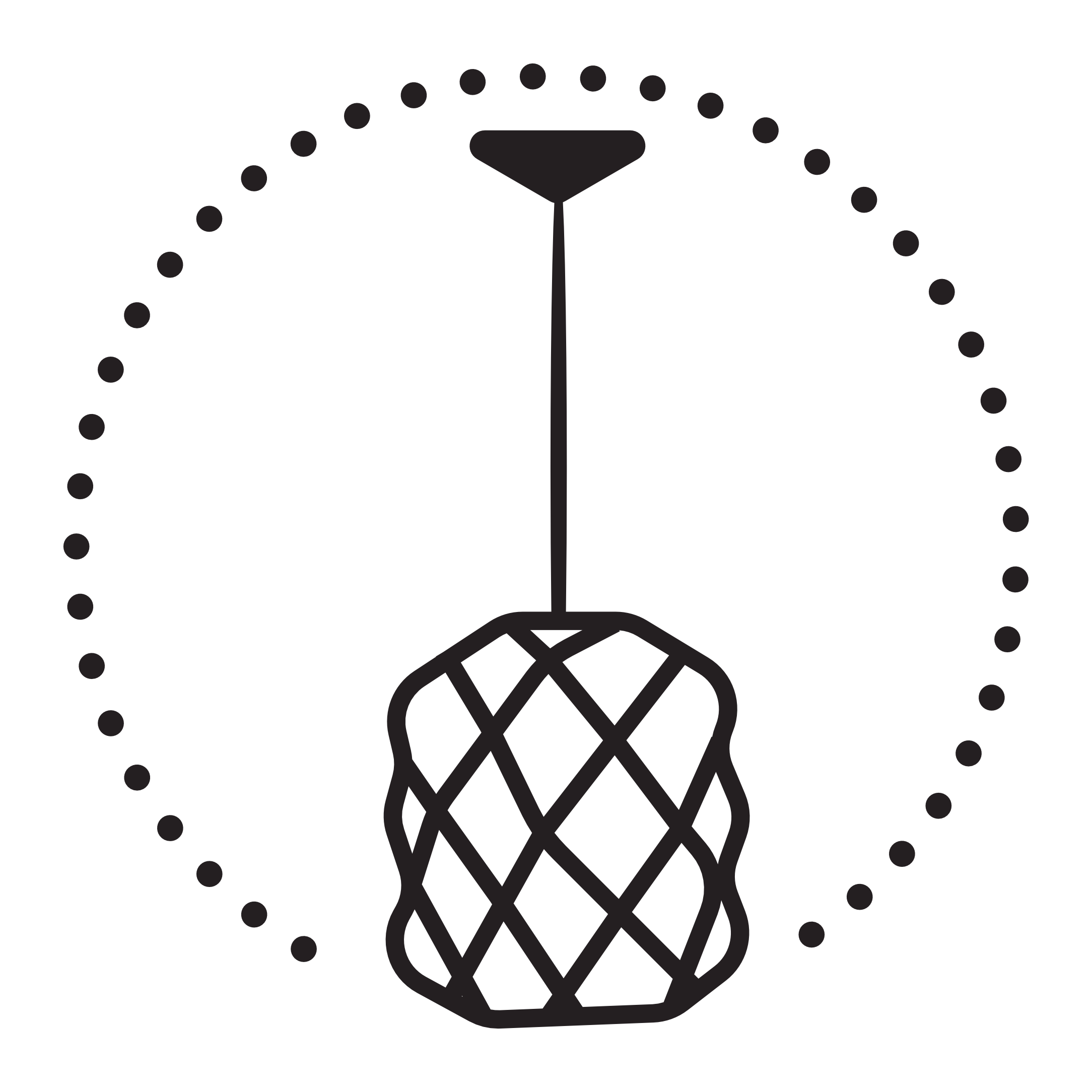 Sello de lampara terminada